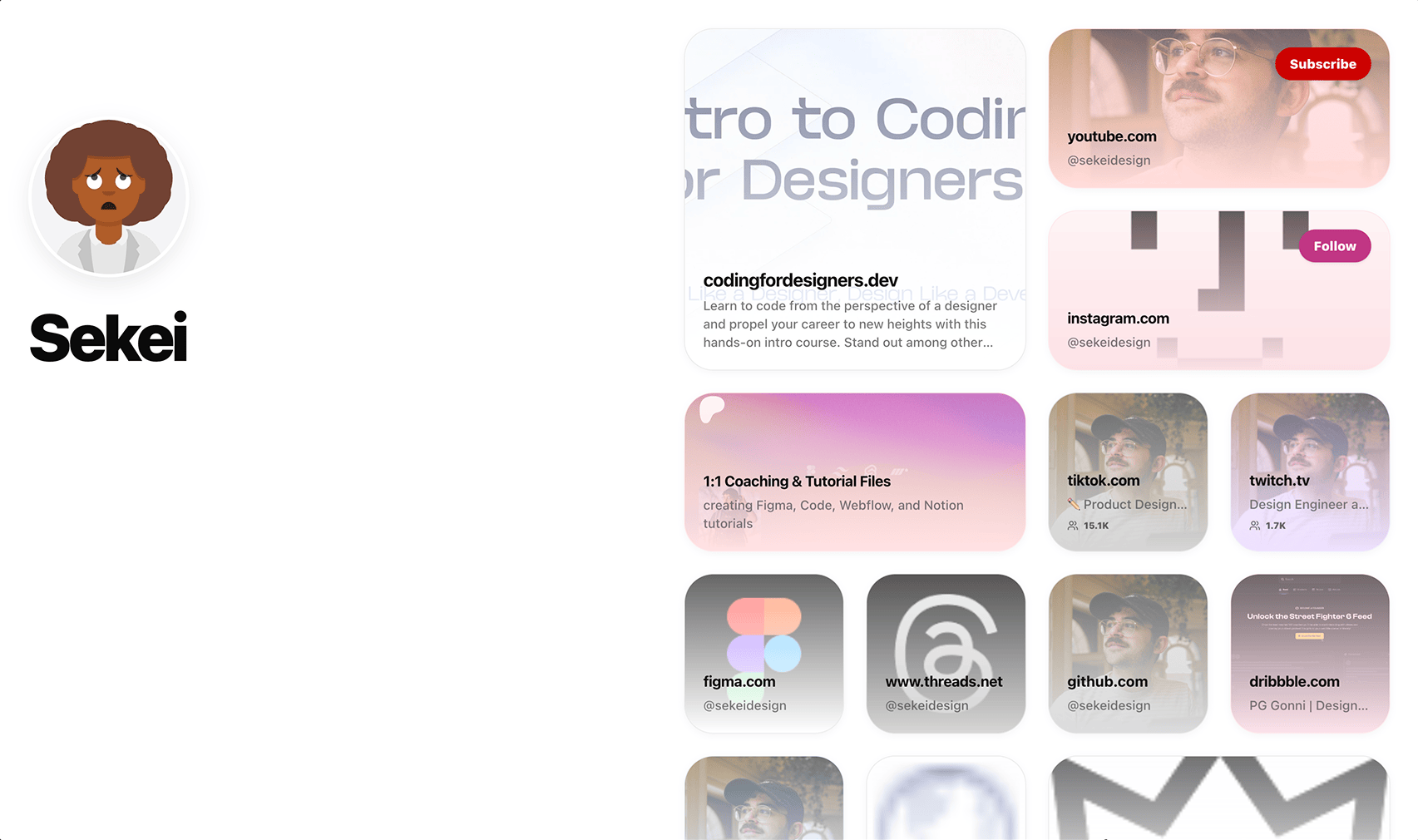 Creative software designer profile